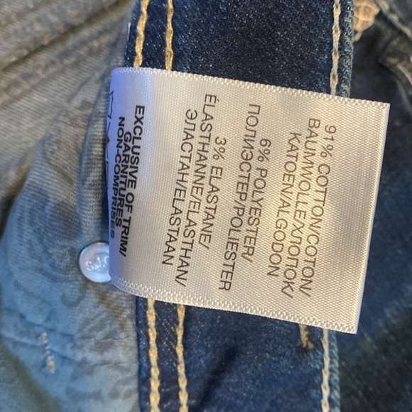 Silver aiko mid Jean capris - Picture 5 of 7